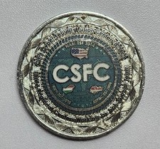 Listing image for Citi Cyber Security Fusion Center CSFC Corporate Challenge Coin - Global Team