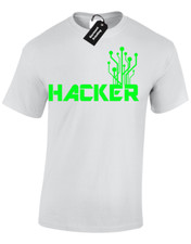 Listing image for HACKER MENS T-SHIRT COOL COMPUTER PROGRAMMER IT NERD GEEK CODE CODING GAMER