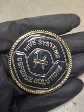 Listing image for RARE Hive Systems Defense solutions Cyber security maturity challenge coin