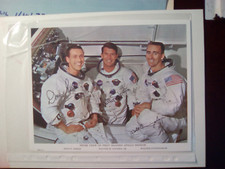 Listing image for vintage nasa lithograph autopen signed print np