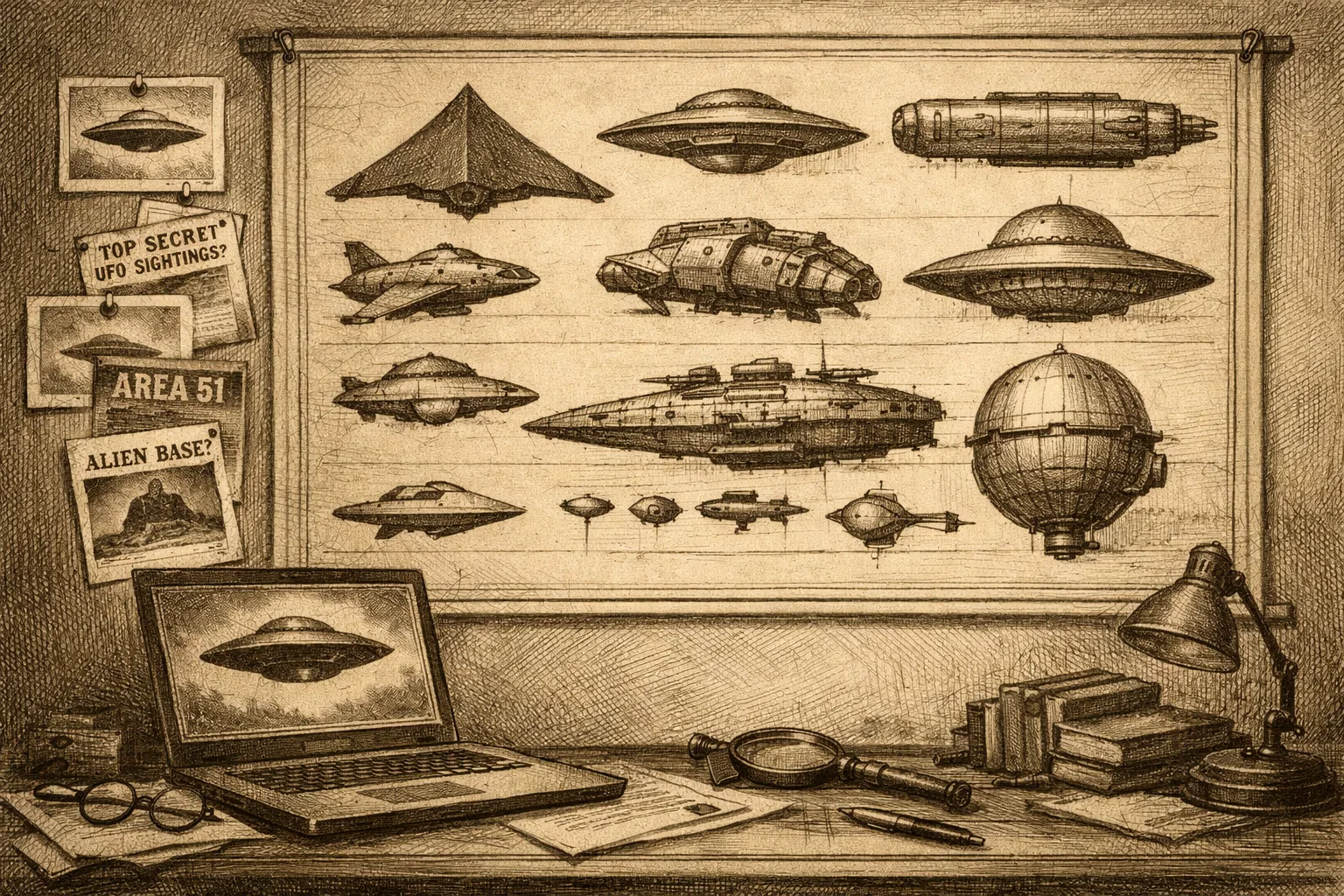 Overview image for Did Mc Kinnon Prove a Secret Space Fleet?